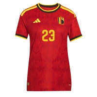 Belgien Michy Batshuayi #23 Hemmatröja Kvinnor VM 2026 Korta ärmar